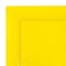 Smarty Had A Party 6.5" Yellow Square Plastic Cake Plates (120 Plates), 120PK 6806-CASE - alternate 1